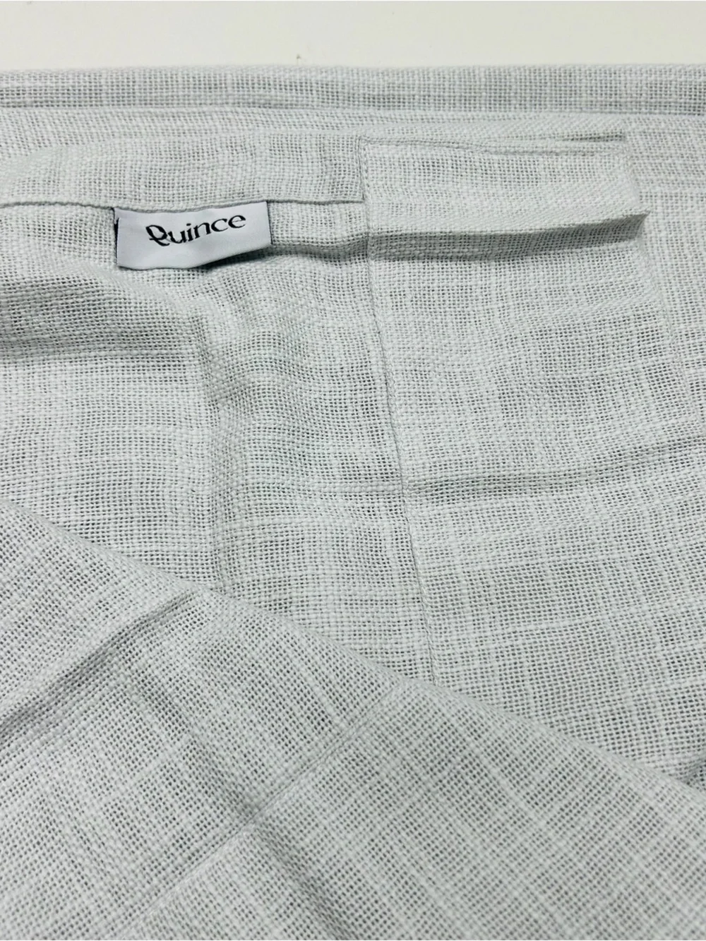 NWOT QUINCE Set Of 2 48x108 Cotton Sheer Curtains Cloud 1116